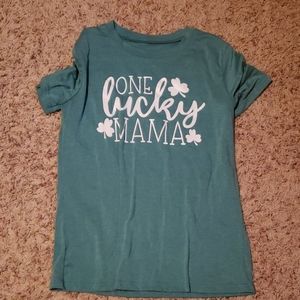 One Lucky Mama tee